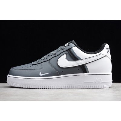 Nike Air Force 1 07 Lv8 Beyaz / Koyu Gri / Siyah Kaykay Ayakkabı Türkiye - CG8QS5OD